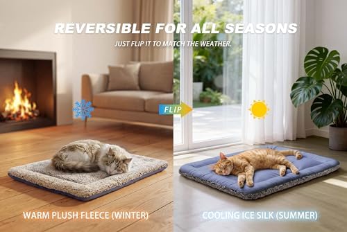 Self Warming Cat Bed, Reversible Cooling Mat - Image 2
