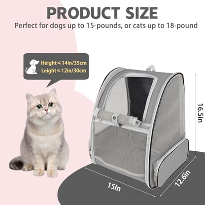 Cat Backpack Carrier, Pet Carrier Airline Approved - Image 2