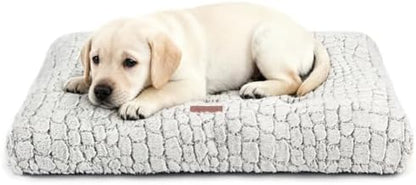 Dog Bed Crate Pad for Small Dogs 24"x18" Coffee by ULIGOTA