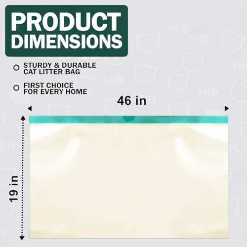 15 Count Extra Large Litter Box Liners, 46x19 Inches – Extra Thick - Image 2