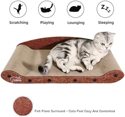 Cat Scratcher Medium Sofa Bed Scratcher & Scratcher Box Corrugated Cardboard - Image 4