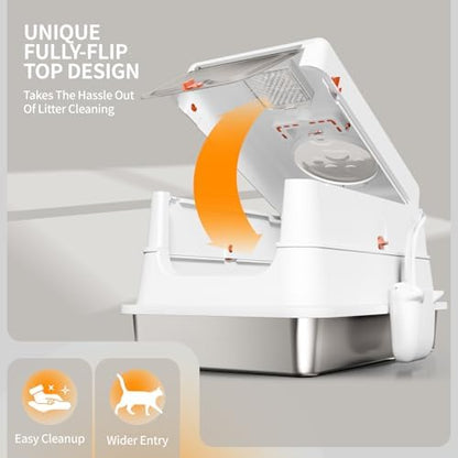 Stainless Steel Cat Litter Box - Image 3