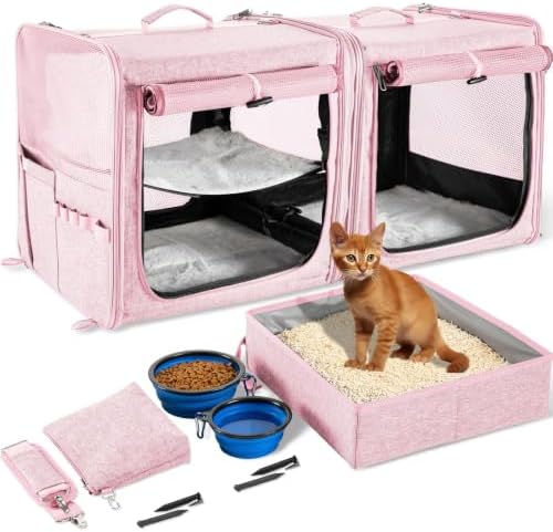 Extra Large Cat Carrier for 2 Cats by Suertree