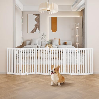unipaws 120" Extra Wide Pet Gate and Pet Playpen Combination - Image 2