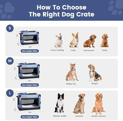 Gardner Pet Soft Collapsible Dog Crate - Image 4