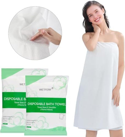 10 Pack Disposable Bath Towels Large 55"x27.5" Thick - Image 6