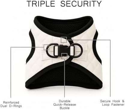 Step in Dog Harness, Lightweight Breathable Mesh Soft Padded Pet Vest, Vegan - Image 2