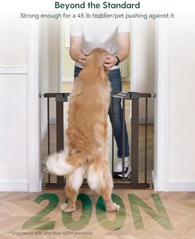 Babelio Pressure Mounted 26-40" Baby Gate - Image 2