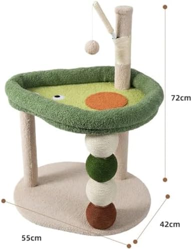 Cat Scratching Post, 28.35" H Cat Tree/Cat Tree Tower - Image 4