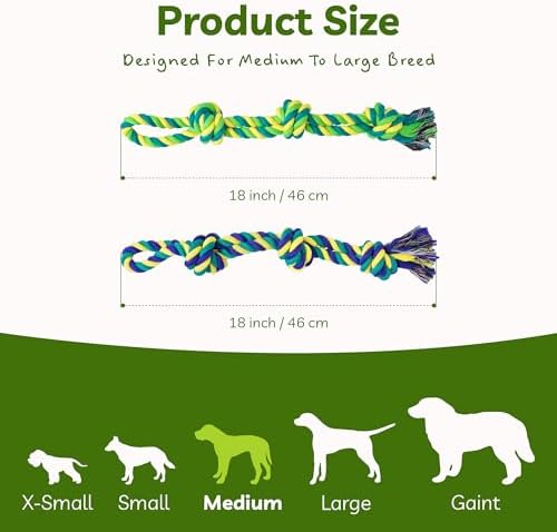 SHARLOVY Dog Rope Toy for Medium Dogs - Image 7