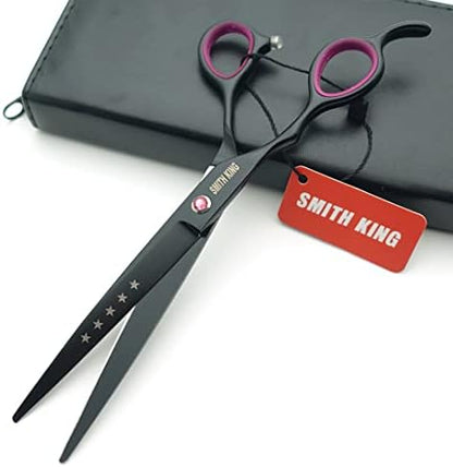 Professional Dog Grooming Shears Set Dogs Straight & thinning & Curved scissors - Image 3