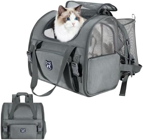 Lollimeow Expandable Large Cat Carrier Backpack, Supports up to 14 lbs by Lollimeow