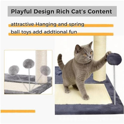 Cat Scratching Post, 19.69" H Cat Tree - Image 4