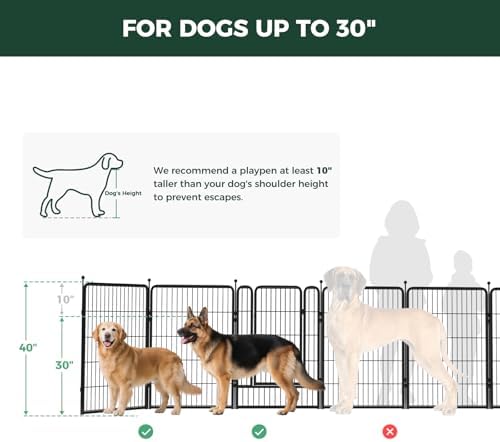FXW Rollick Dog Playpen with RV Step Grid, 16 Panels - Image 6