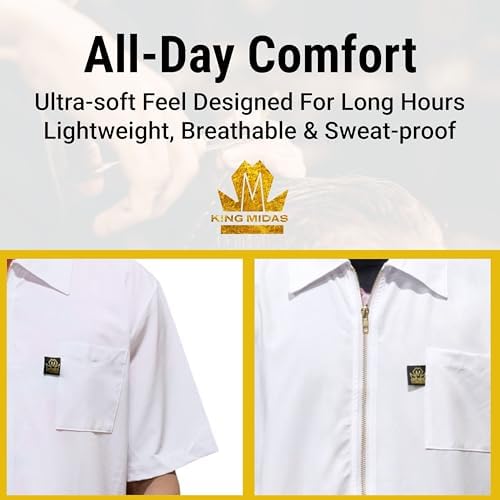 King Midas Professional Barber Jacket - Image 4