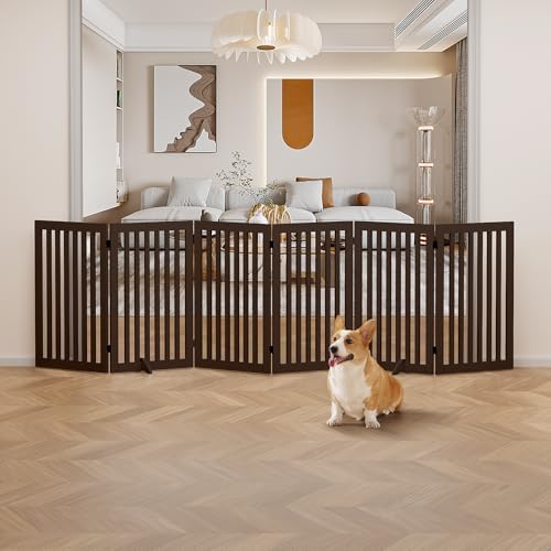 unipaws 120" Extra Wide Pet Gate and Pet Playpen Combination - Image 2