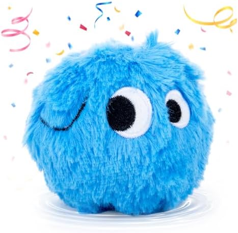 lilfrd Squeaky Spiky Dog Ball, Plush Bouncy Toys by Lilfrd