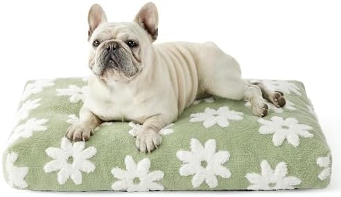 LE SURE Cute Aesthetic Bed Medium Size Dog, Jacquard Thick Pet Pillow 30x20 by Lesure