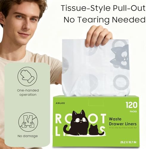 120 Pack Automatic Litter Box Bags Fit - Image 3