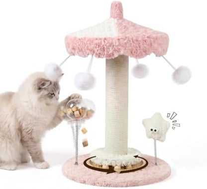 Kitten Carousel Cat Scratching Post by Unknown