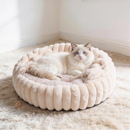 Cat Beds for Indoor Cats, 2 in 1 Cat Cave Bed Kitten Bed for Small Pets - Image 3