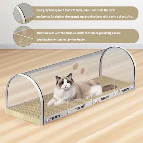 3 Function in 1 Cardboard Cat Scratcher Board, 31.5 in Cat Scratcher House - Image 7