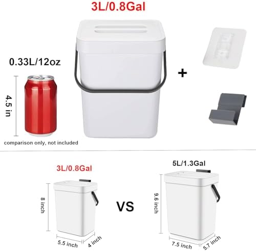 LALASTAR Mini Desktop Trash Can - Image 2