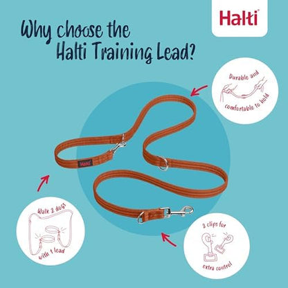 Halti Training Dog Leash | Size L, Burnt Orange | 2m Length - Image 3