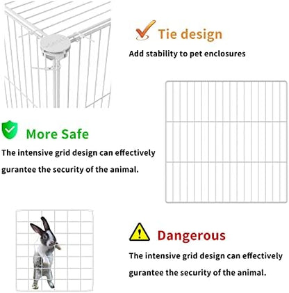 Pet Playpen, Small Animal Cage DIY Wire Fence - Image 3