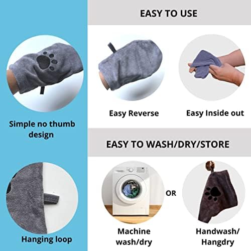 Penny & Niko Microfiber Pet Towel Mitts - Image 6