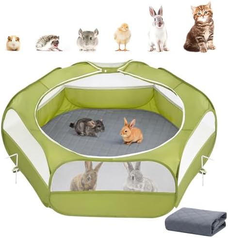 Pawaboo 2-in-1 Small Animals Playpen by Pawaboo