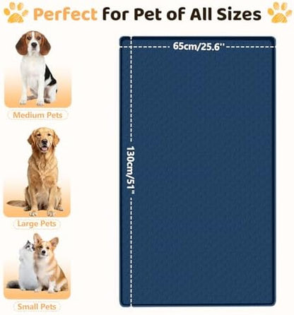 Silicone Dog Bed Mat 51"x 25.6" Crate Mat - Image 2