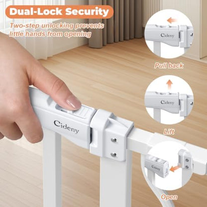 29"-45" Baby Gate, No Drilling Auto Close Dog Gate Indoor - Image 4
