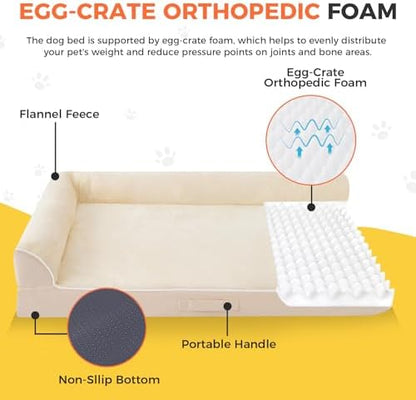 XXL Orthopedic Dog Bed, Extra Large Dogs - Image 2