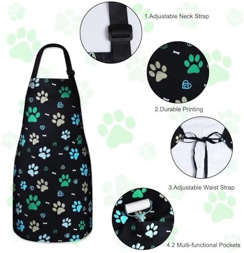 Dog Grooming Water-repellent Apron - Image 3