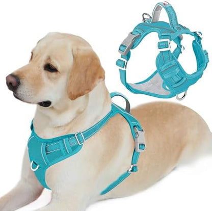BARKBAY No Pull Dog Harness for Large Dogs, ID Tag Holder Dog Vest by BARKBAY