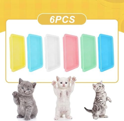 6 Pcs Kitten Litter Boxes, Low Entry Litter Box - Image 5