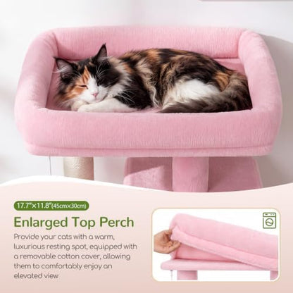 Globlazer F70 Pro Pink Heavy Duty Cat Tree Tower - Image 2