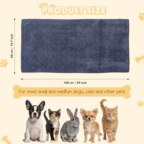 Irenare 12 Microfiber Puppy Towels - Image 2