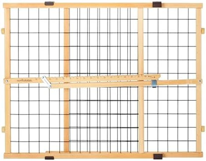 MYPET Wire Mesh Dog Gate: 26.5"-42" Wide Pressure Mounted by NorthStatesMyPet