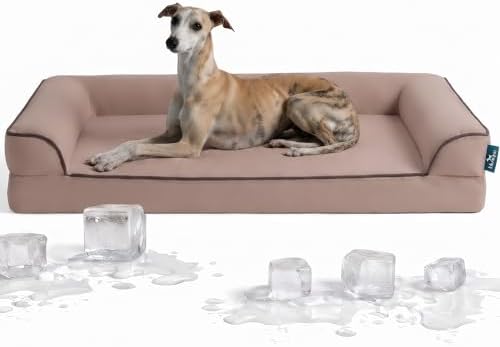 Cooling Dog Bed for Summer, Extra Large Orthopedic Cool Pet Bed by blunique