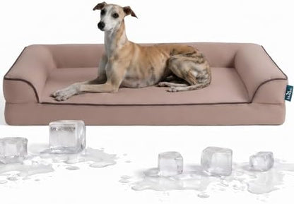 Cooling Dog Bed for Summer, Extra Large Orthopedic Cool Pet Bed by blunique