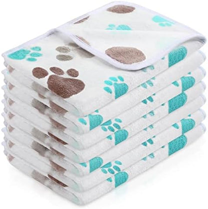 Tatuo 4 Pcs Fleece Dog Blankets by Tatuo