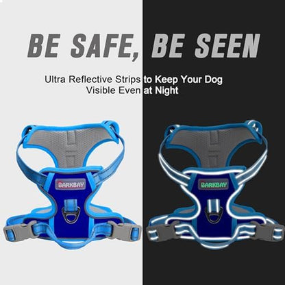 BARKBAY Dog Harness No Pull for Large Dogs Front Back Clips, Dog Vest - Image 5
