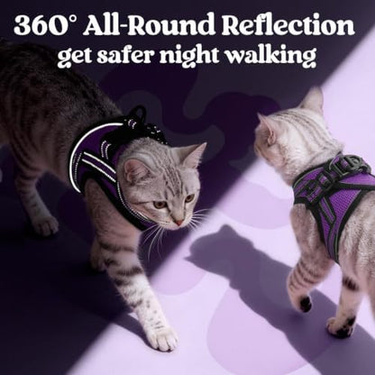 rabbitgoo Cat Harness and Leash Set, Step-in Soft Vest - Image 5