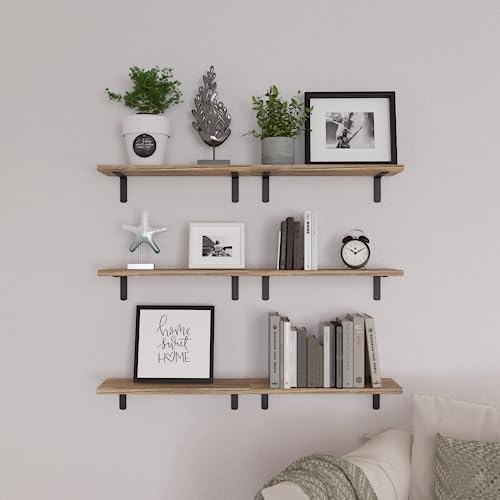 WOPITUES Floating Shelves Set of 6 - Image 6