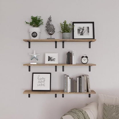 WOPITUES Floating Shelves Set of 6 - Image 6