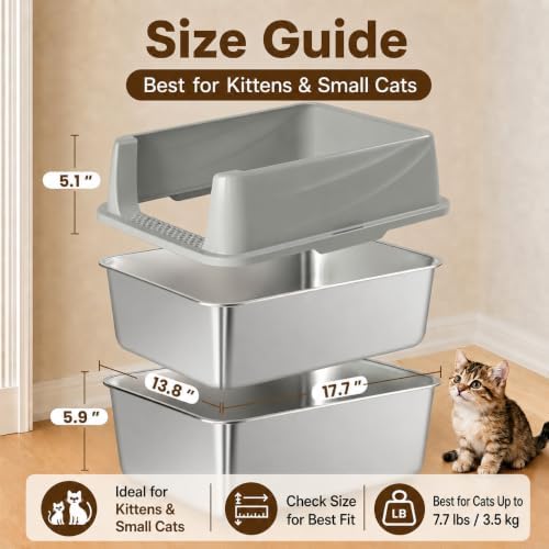 Stainless Steel Sifting Litter Box - Image 2