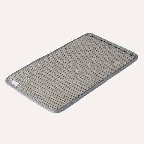 Amazon Basics Double-Layer Cat Litter Mat, Honeycomb Design, Waterproof & - Image 4