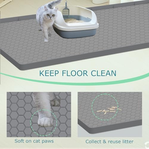Cat Litter Mat, Silicone Large Cat Mat - Image 2